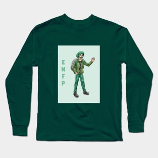 ANIME MAN MBTI  ENFP Long Sleeve T-Shirt